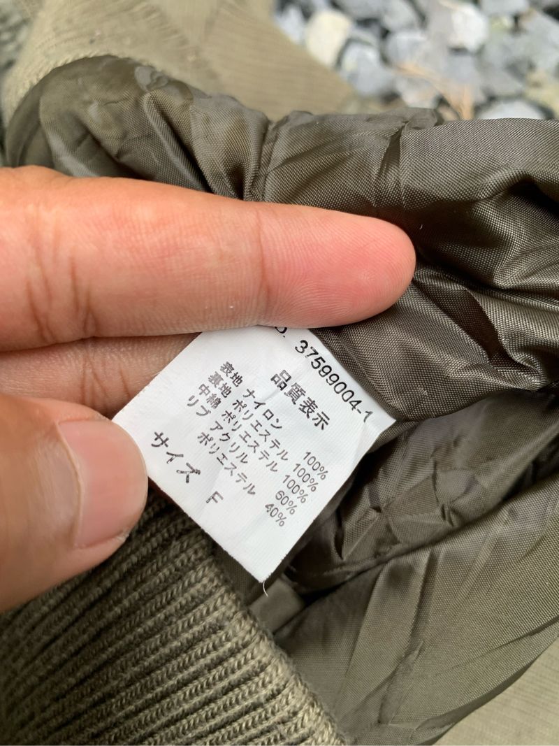 GOA Vintage Bomber jacket Pria green tan, foto 4