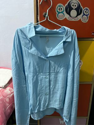 COLORBOX Casual Crop top Wanita blue