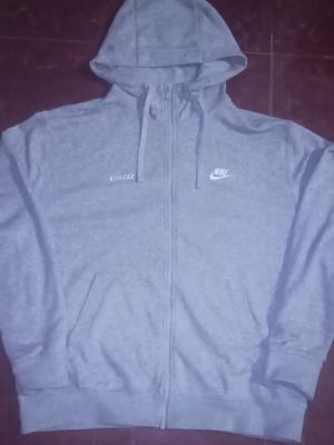 Nike Gorpcore Casual Windbreaker Pria white gray