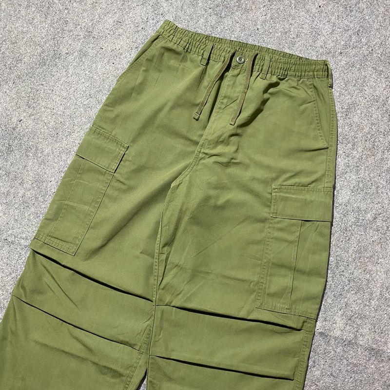 GU Gorpcore Sweatpants & Joggers Pria gray, foto 5