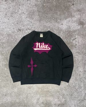 Streetwear Reworked Sweater Pria purple black
