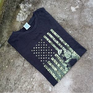 Casual T-shirt Pria black