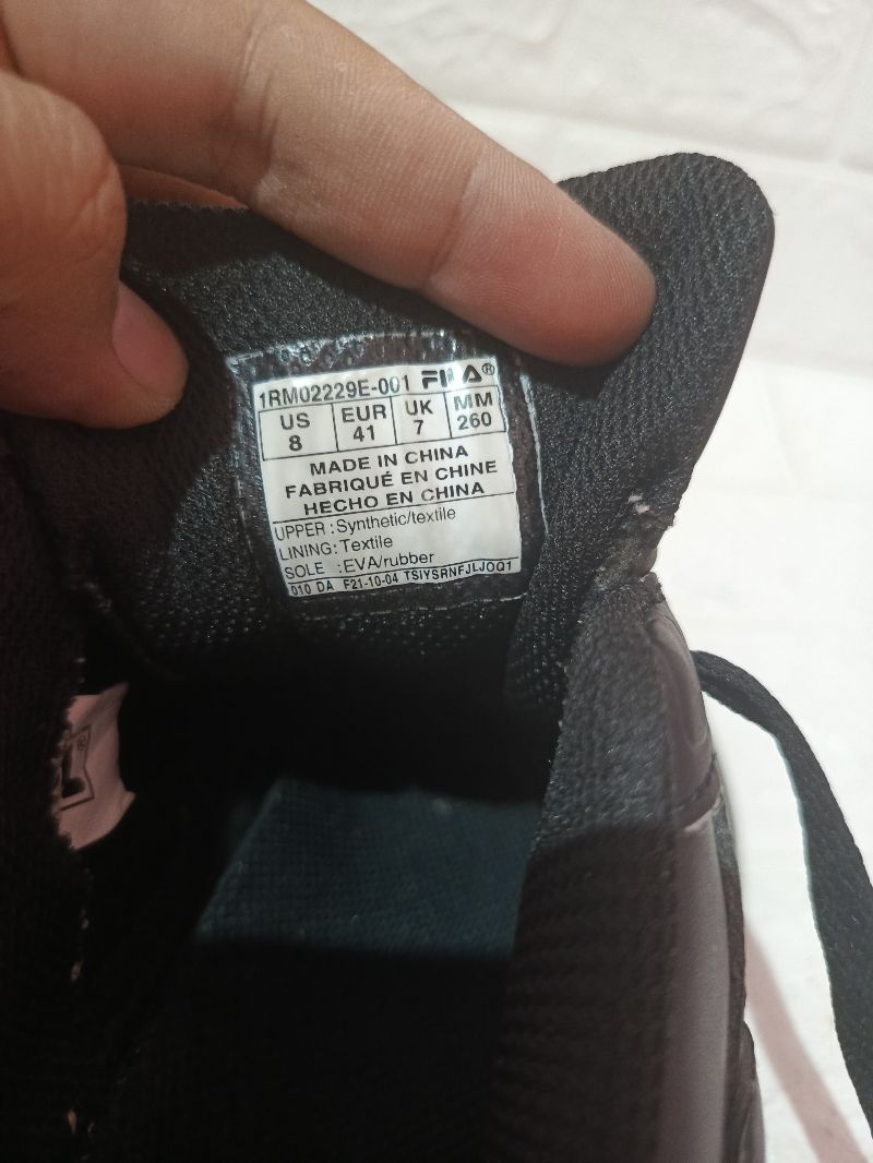 Fila Casual Sneakers Pria black, foto 5