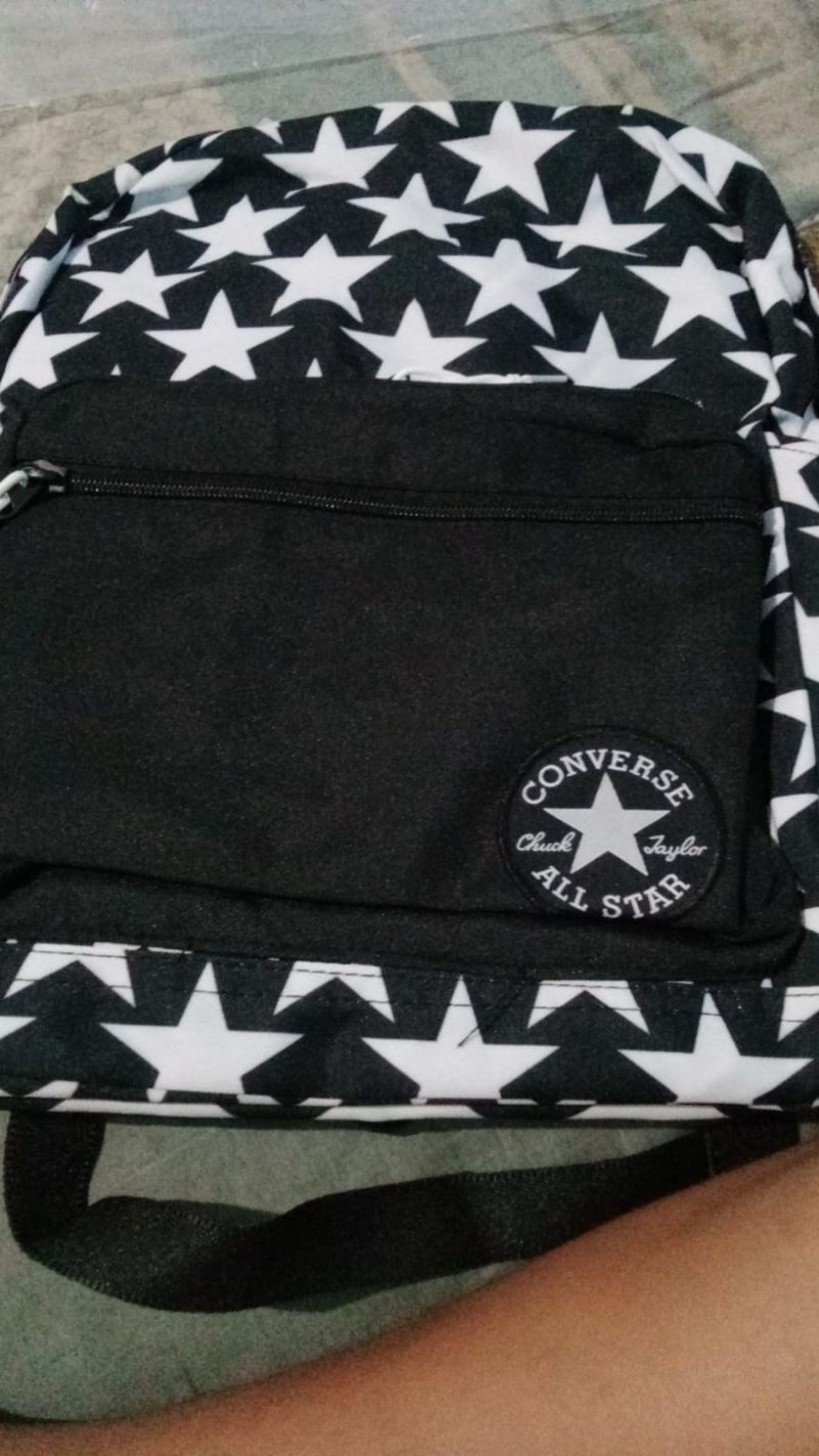 Converse Casual Bag Pria white black, foto 3