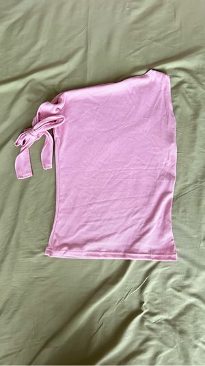 Y2K Fairy Crop top Wanita pink