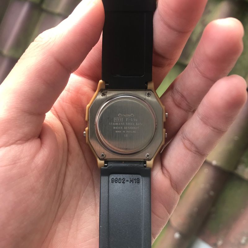 Casio Batik Pria gold black, foto 3