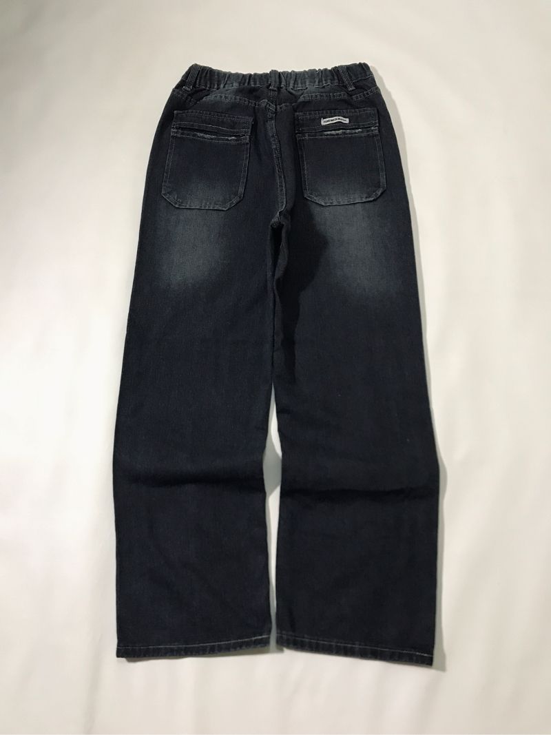 Y2K Jeans Pria black, foto 3