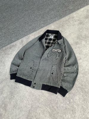 Japanese brand Y2K Casual Harrington jacket Pria gray