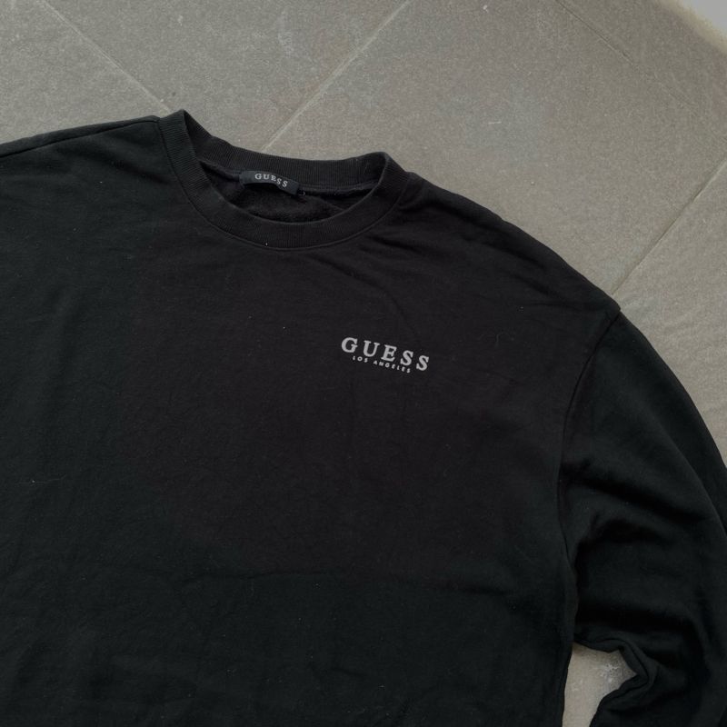 Guess Casual Sweater Pria black, foto 2