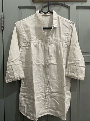 Casual Shirt Wanita silver
