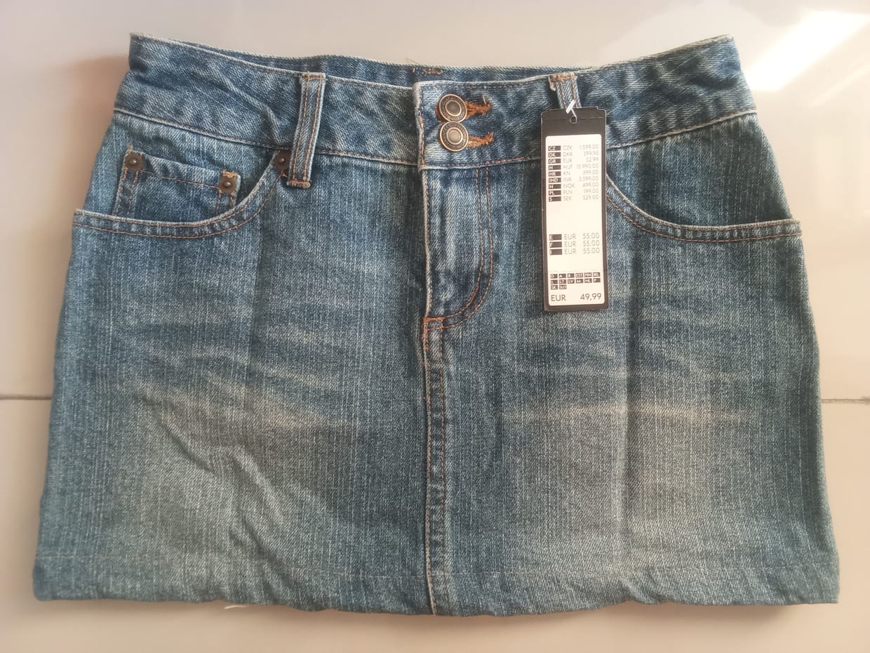 Casual Skirt Wanita blue