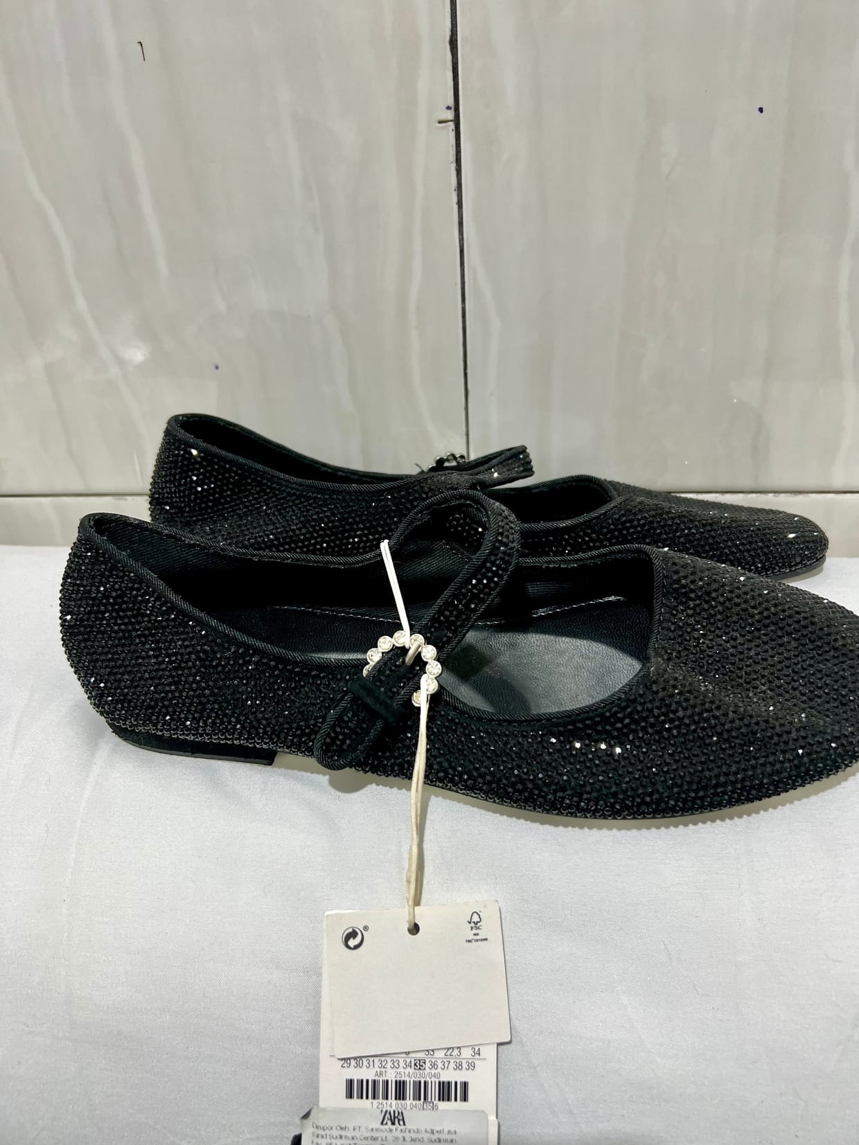 ZARA Vintage Flat Kids black, foto 2
