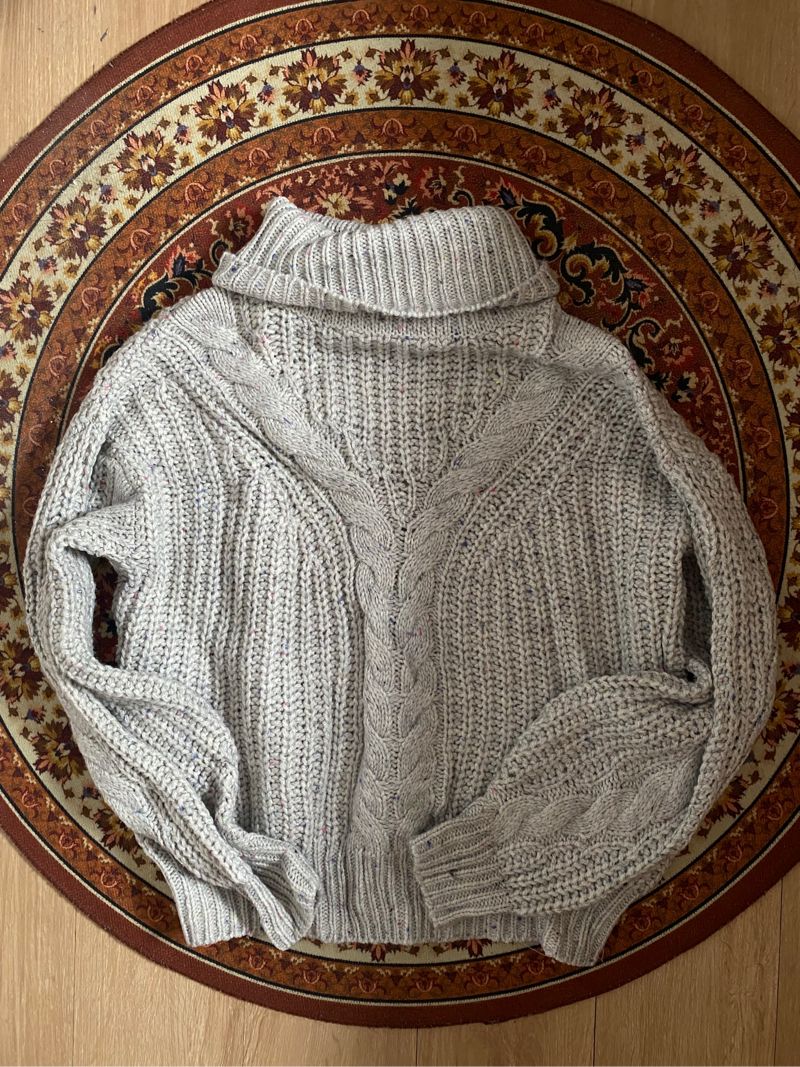Casual Sweater Wanita gray, foto 5