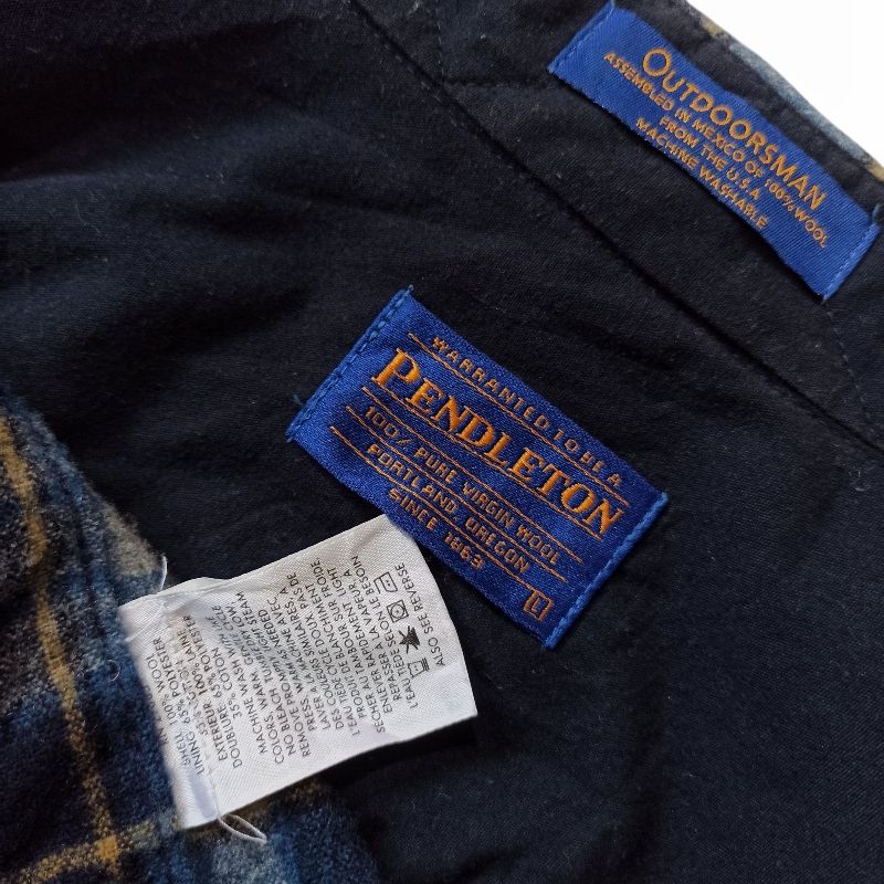 Pendleton Casual T-shirt Pria blue, foto 3