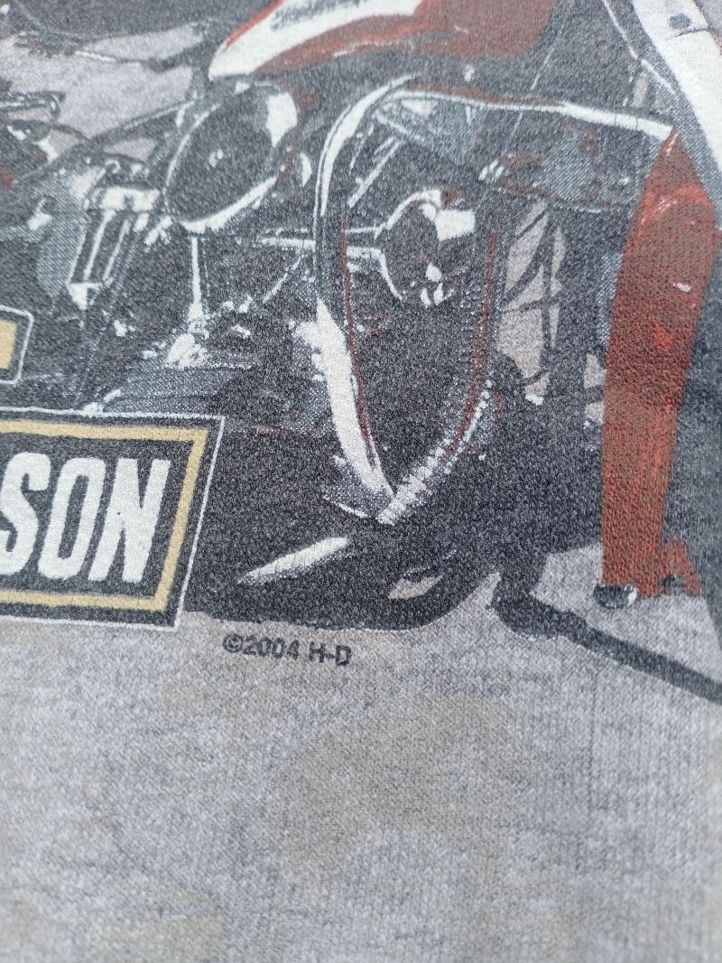Harley Davidson Vintage Sweatshirt Pria gray, foto 6