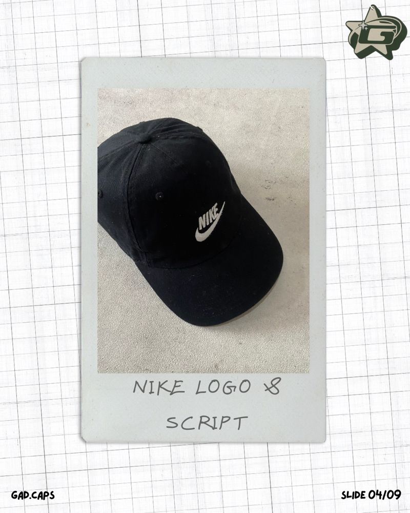 Nike Vintage Y2K Hat Pria black, foto 4