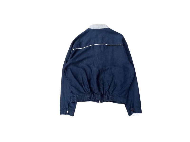 Minimalist Casual Bomber jacket Wanita navy, foto 5