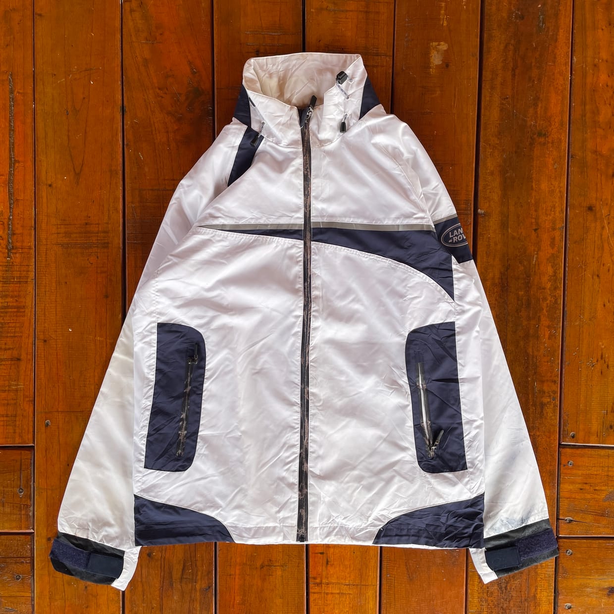 Streetwear Casual Windbreaker Pria white black