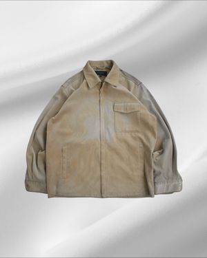 Vintage Casual Harrington jacket Pria cream yellow