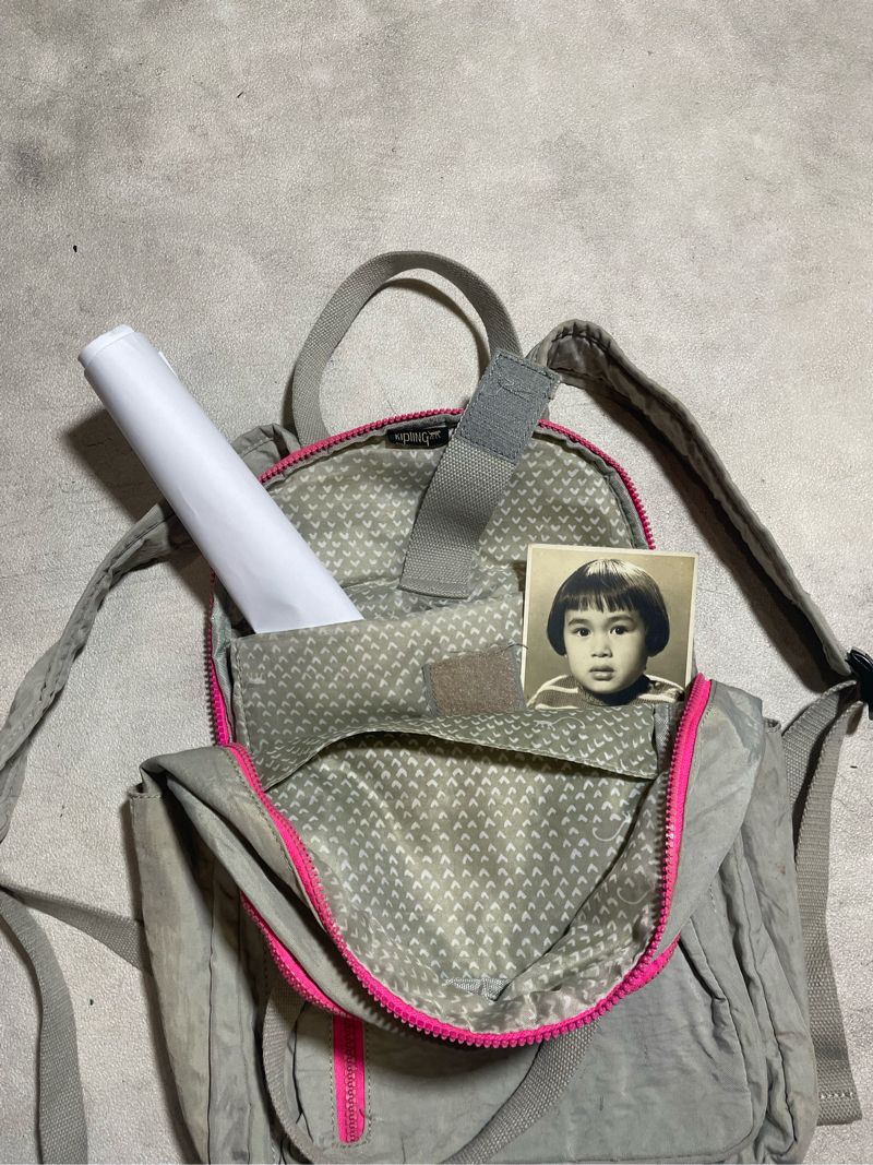 Kipling Minimalist Backpack Wanita gray, foto 7