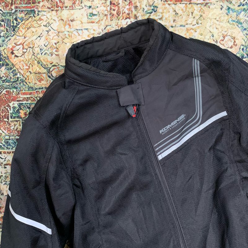 Biker Windbreaker Pria black, foto 3