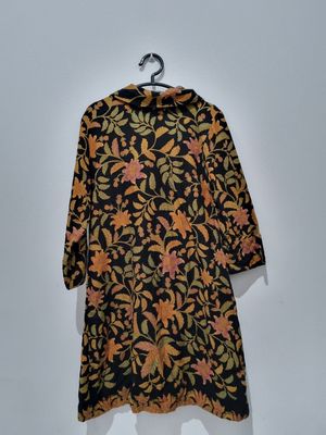 Batik Midi dress Wanita brown