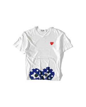 COMME des GARÇONS Streetwear Luxury T-shirt Pria white