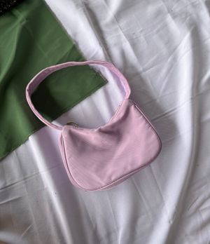 Vintage Minimalist Shoulder bag Wanita purple pink