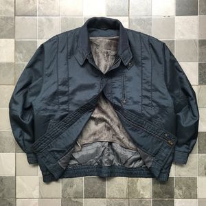 Vintage Casual Harrington jacket Pria navy