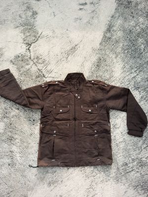 Luxury Futurist Track jacket Pria brown