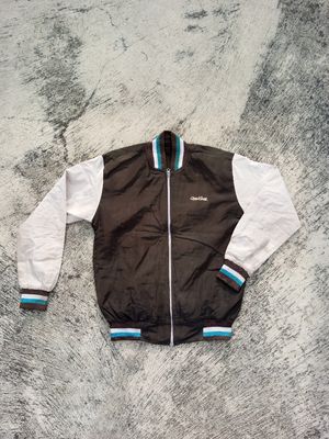 Quiksilver Vintage Futurist Track jacket Pria brown cream