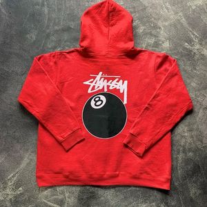 Stussy Vintage Y2K Hoody Pria red