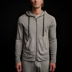 James perse standart luxury casual hoodie supima cotton