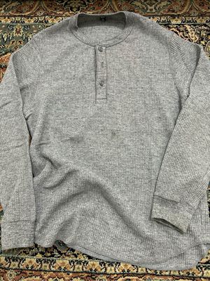 Uniqlo Casual T-shirt Pria silver
