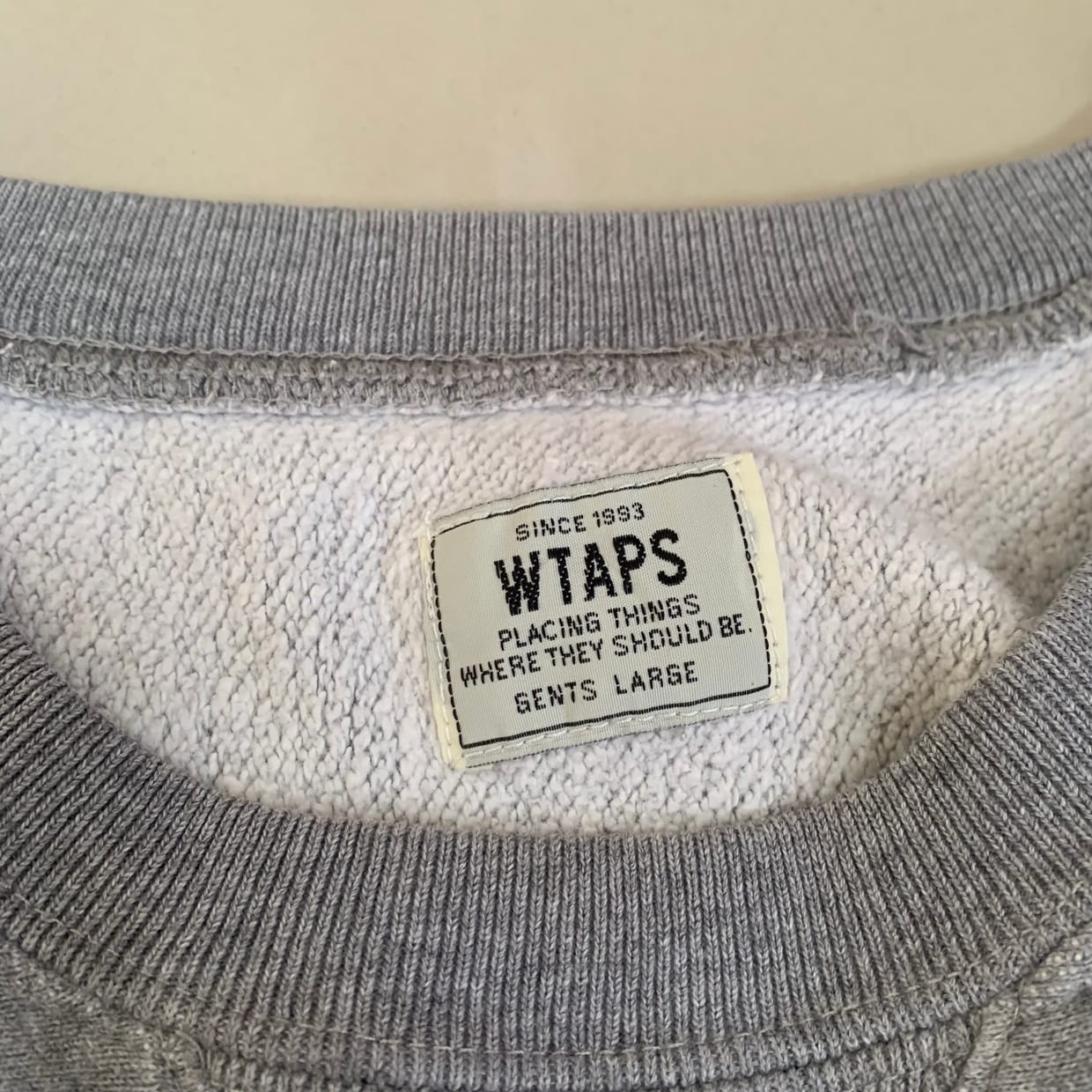 WTAPS Avant Garde Casual Sweatshirt Pria gray, foto 3