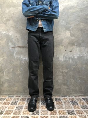 Guess Vintage Streetwear Jeans Pria black