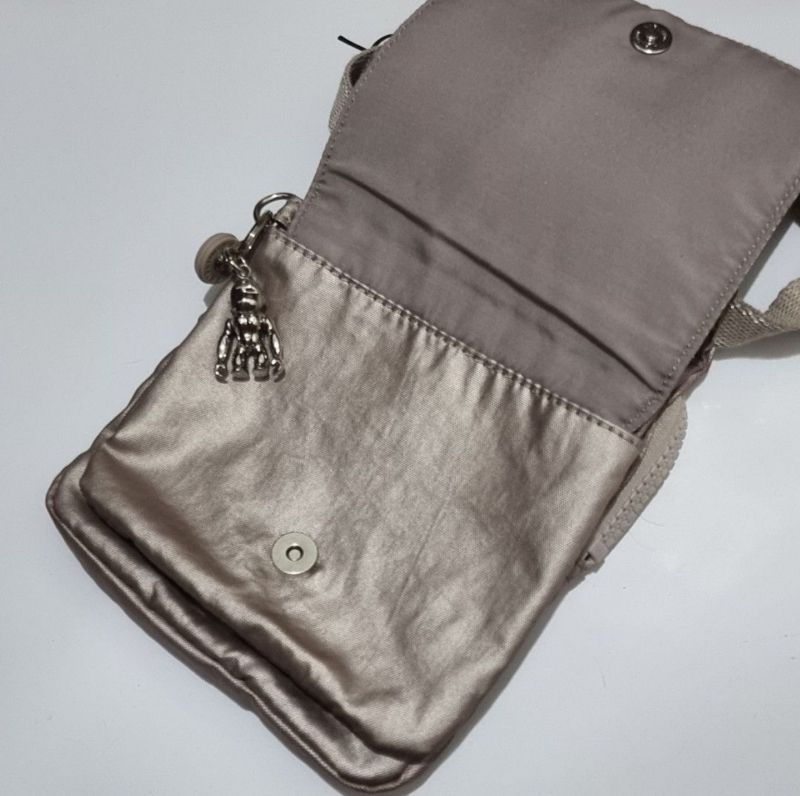 Kipling Casual Shoulder bag Wanita silver tan, foto 3