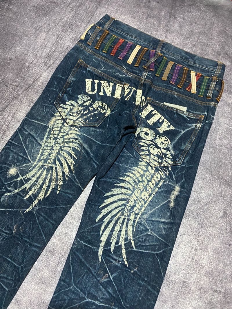 Nylaus Vintage Y2K Jeans Pria blue, foto 2
