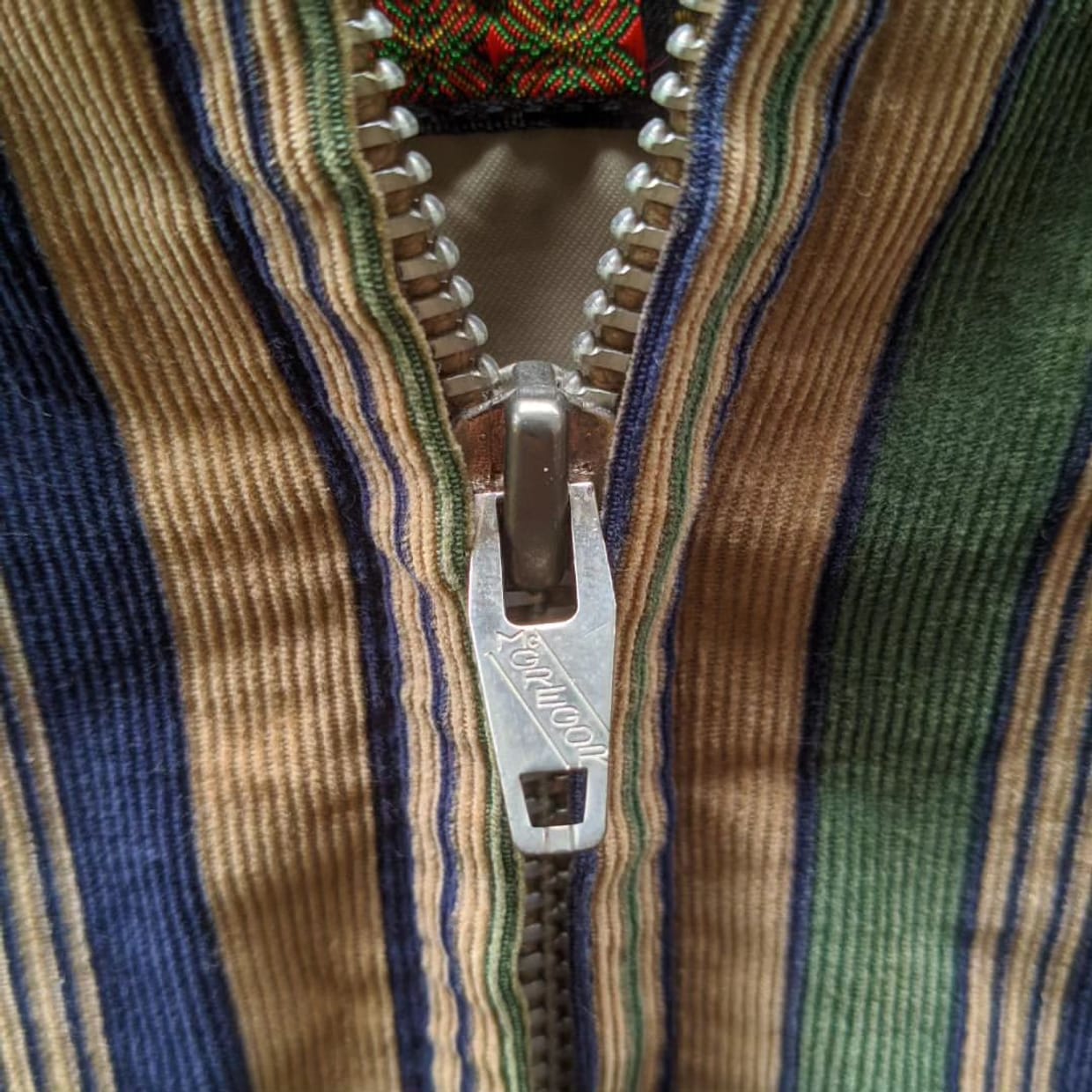 Vintage Casual Bomber jacket Pria green tan, foto 3
