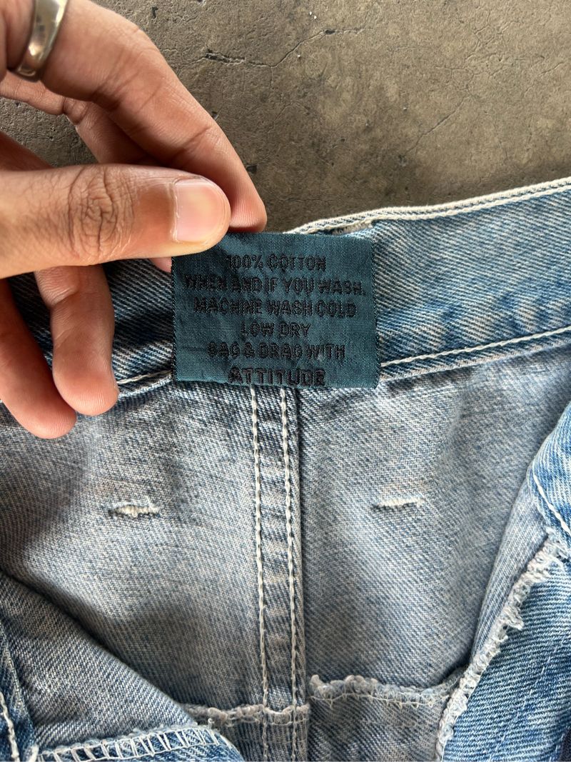 JNCO Y2K Skater Jeans Pria silver, foto 5