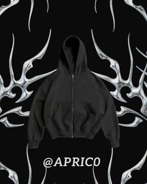 Streetwear Y2K Hoody Pria black
