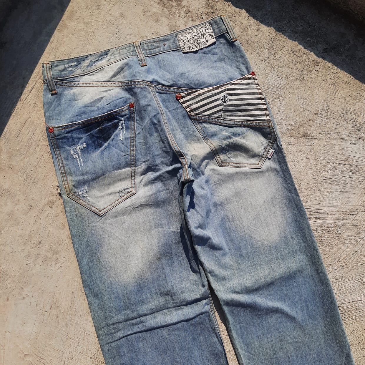 Element Casual Jeans Pria blue, foto 6