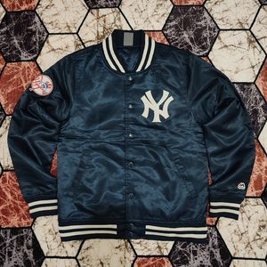 Casual Varsity jacket Pria navy