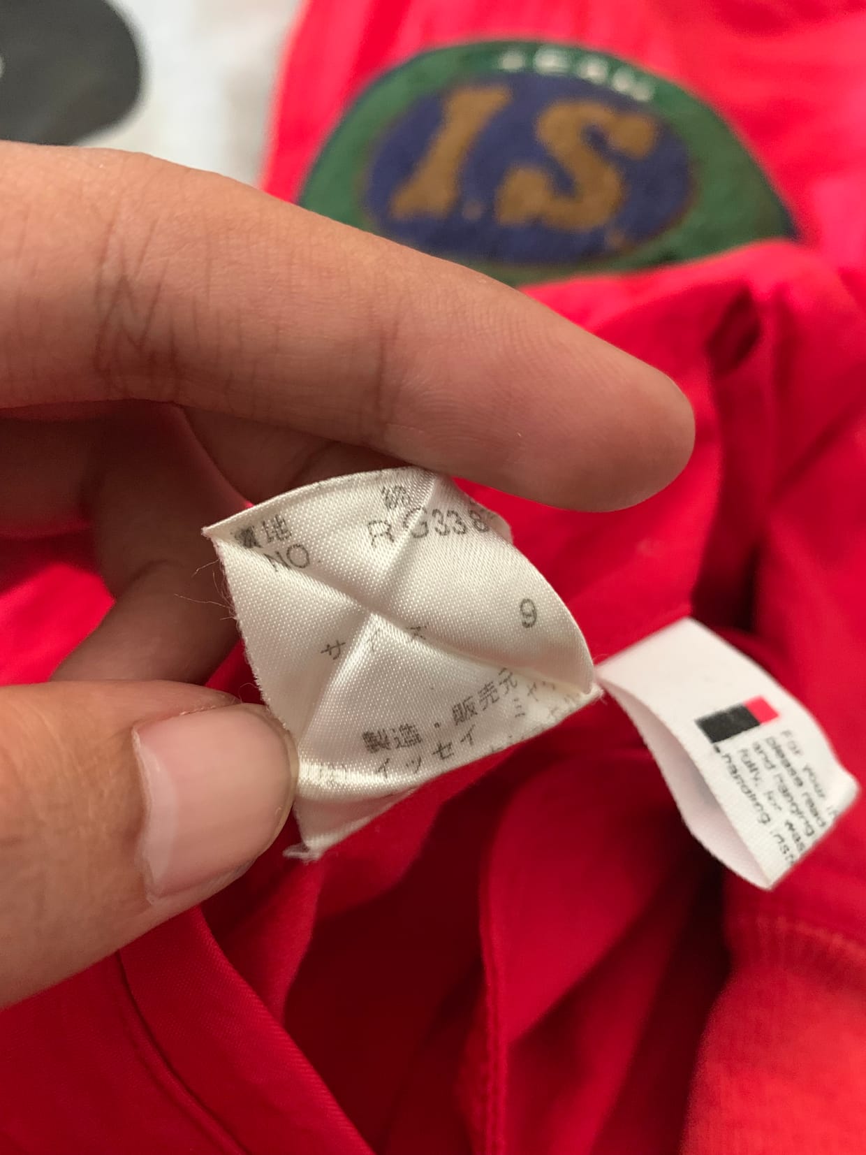 Issey Miyake Vintage Bomber jacket Pria red gray, foto 6
