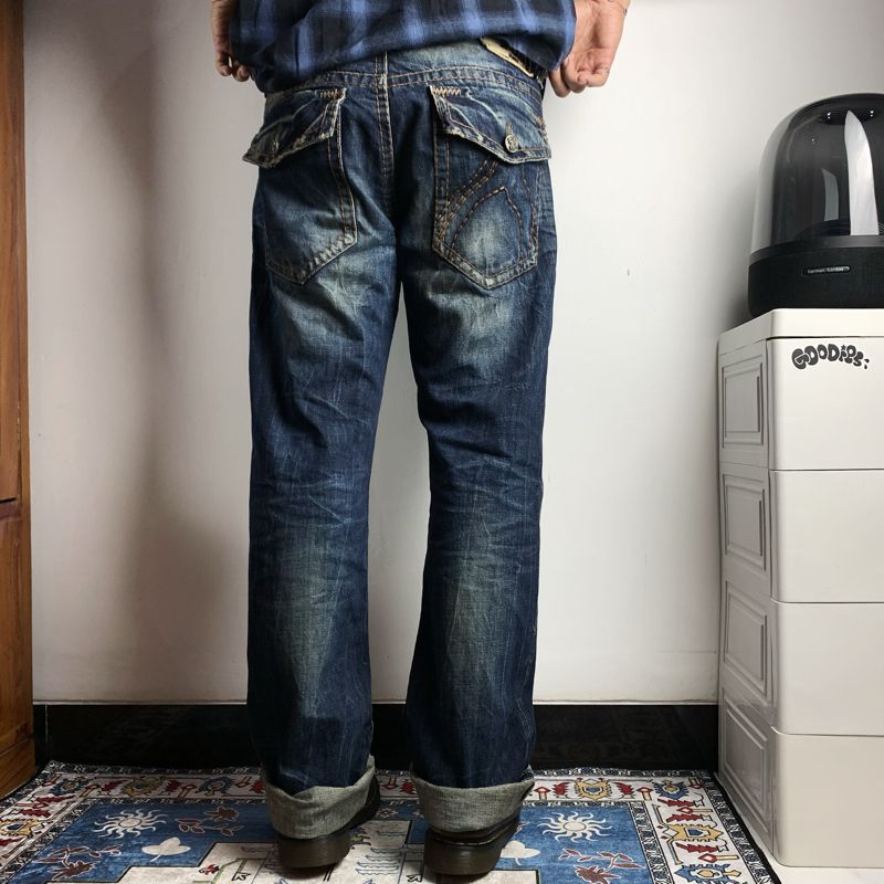 Buckaroo Vintage Jeans Pria navy, foto 2