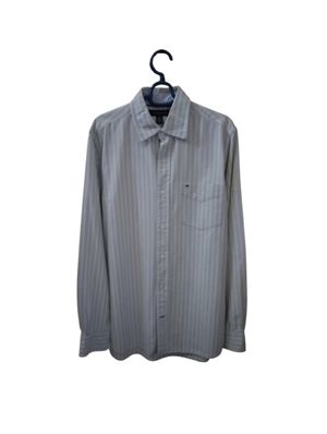 Tommy Hilfiger Vintage Minimalist Formal shirt Pria green white
