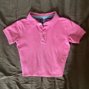Tommy Hilfiger Minimalist Casual T-shirt Wanita pink
