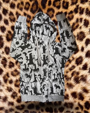 BASIC HOUSE Y2K Skater Track jacket Pria gray