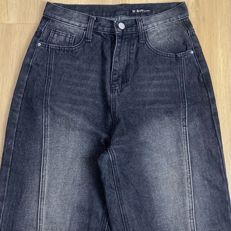 Vintage Jeans Pria black, foto 4