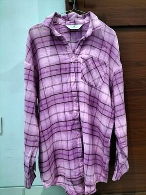 H&M Casual Shirt Wanita pink